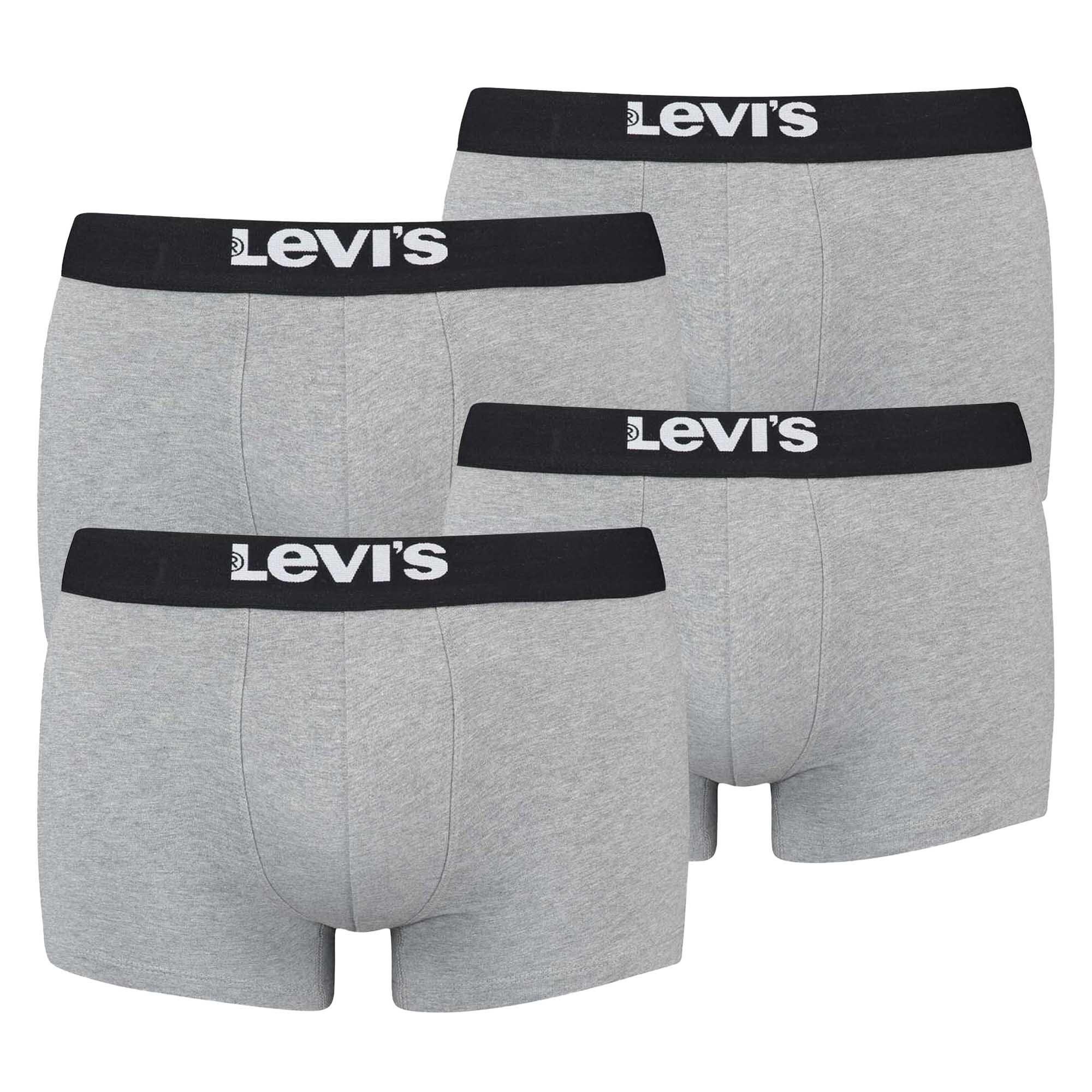 LEVI'S Boxershort Herren 4er Pack Figurbetont