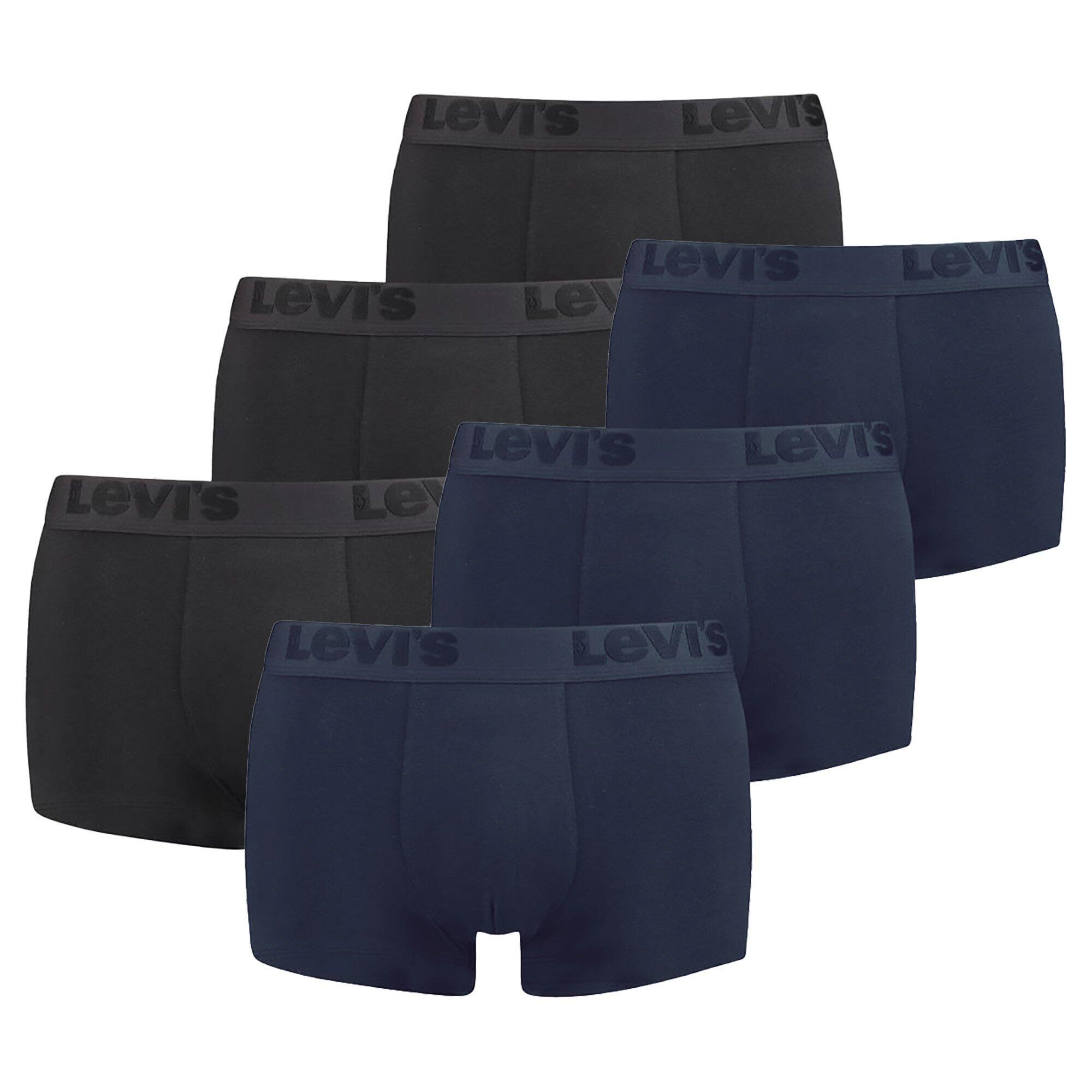 LEVI'S Boxershort Herren 6er Pack Stretch