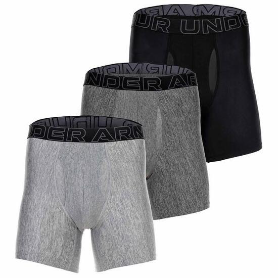 Boxershort Herren 3er Pack Figurbetont-UA PERFORMANCE TECH - SOLID 6 IN 3PK