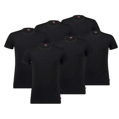 T-Shirt Herren 6er Pack Bequem sitzend