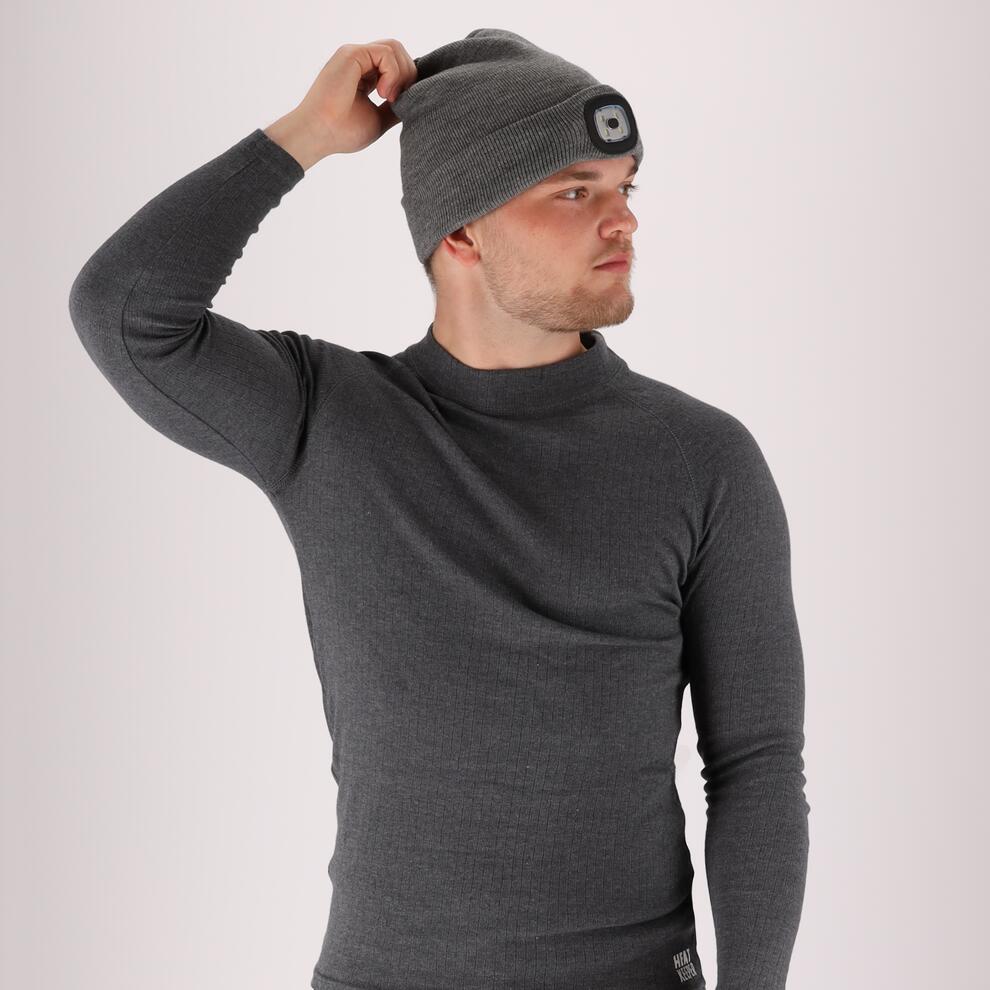 Heatkeeper - Bonnet thermique + lumière LED homme - Gris - Taille Unique 2/4