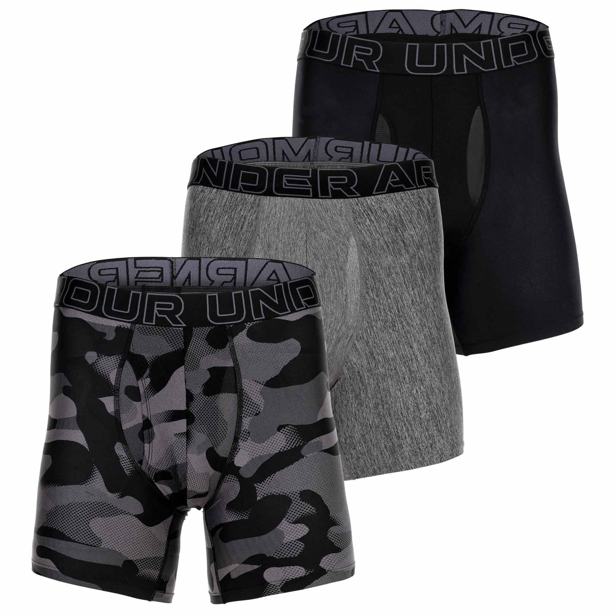 UNDER ARMOUR Boxershort Herren 3er Pack Figurbetont-UA PERFORMANCE TECH - PRINT 6 IN 3PK