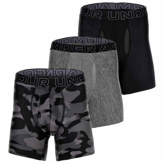 Boxershort Herren 3er Pack Figurbetont-UA PERFORMANCE TECH - PRINT 6 IN 3PK