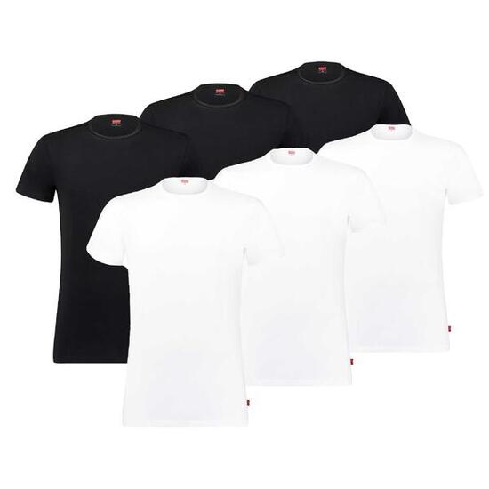 T-Shirt Herren 6er Pack Bequem sitzend