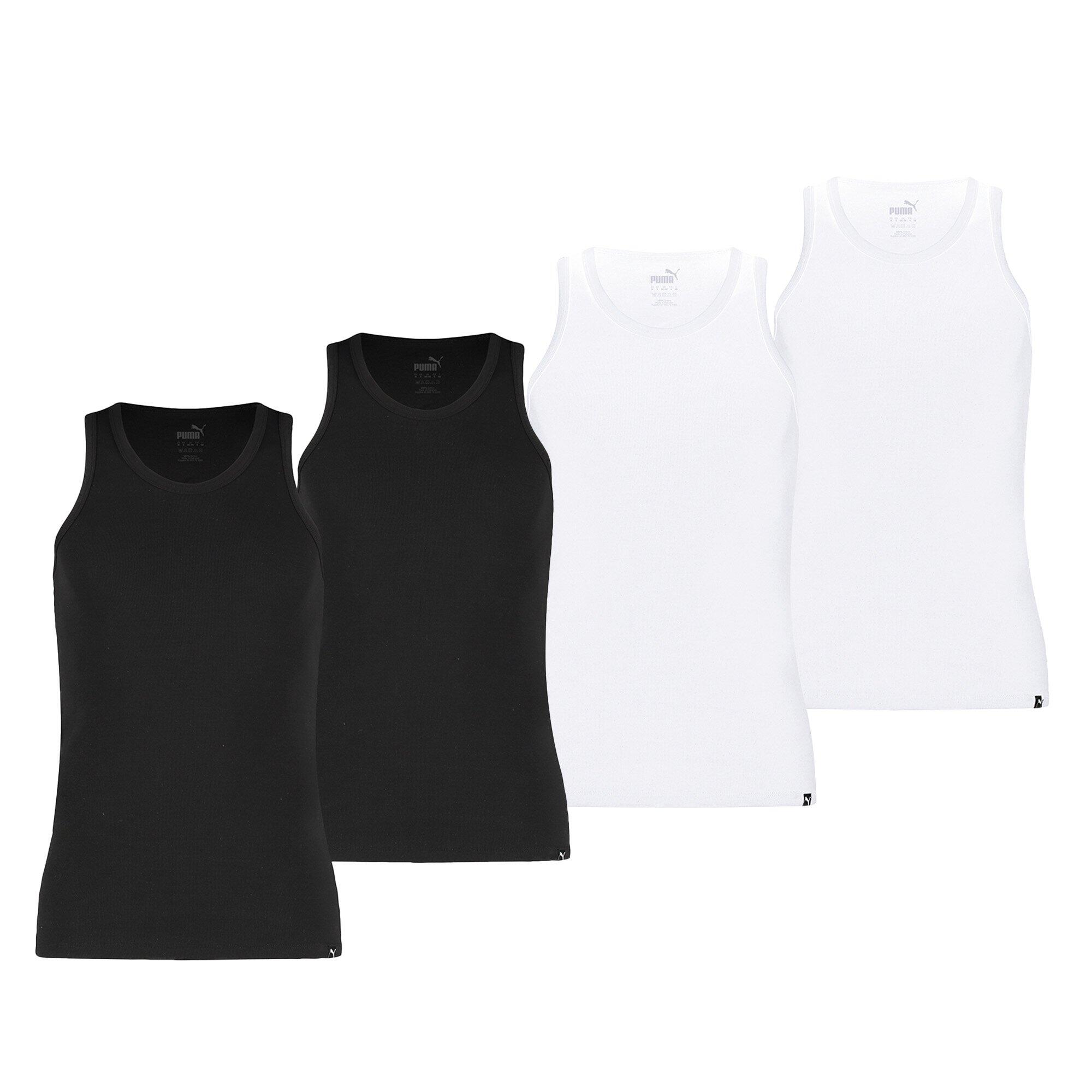 PUMA Unterhemd Herren 4er Pack Stretch