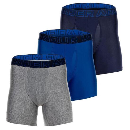 Boxershort Herren 3er Pack Figurbetont-UA PERFORMANCE TECH - SOLID 6 IN 3PK