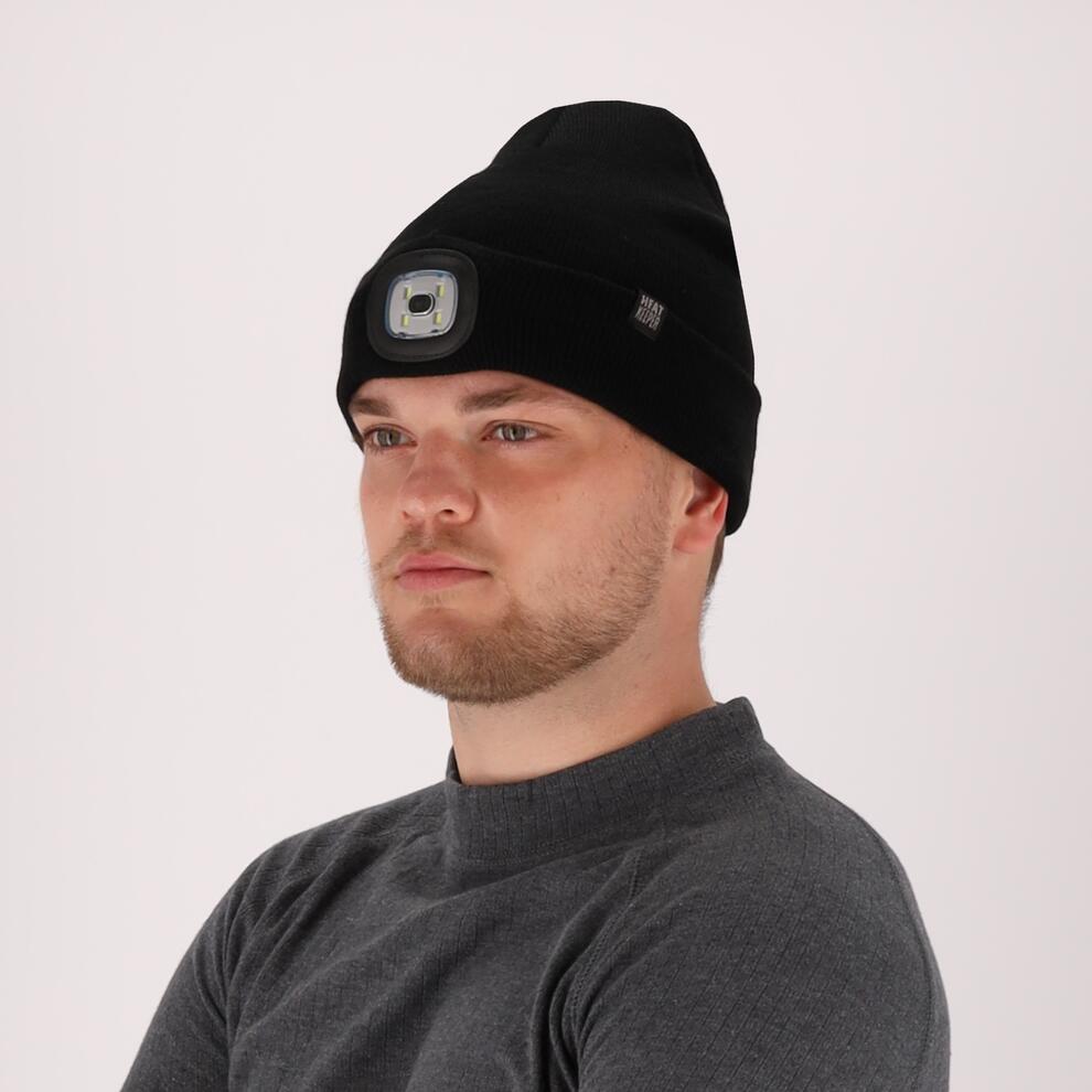 Heatkeeper - Bonnet thermique + lumière LED homme - Noir - Taille Unique 2/4