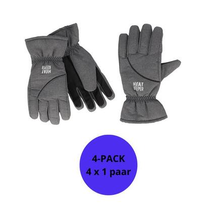 Heatkeeper - Gants de ski femme - Gris - 4 paires