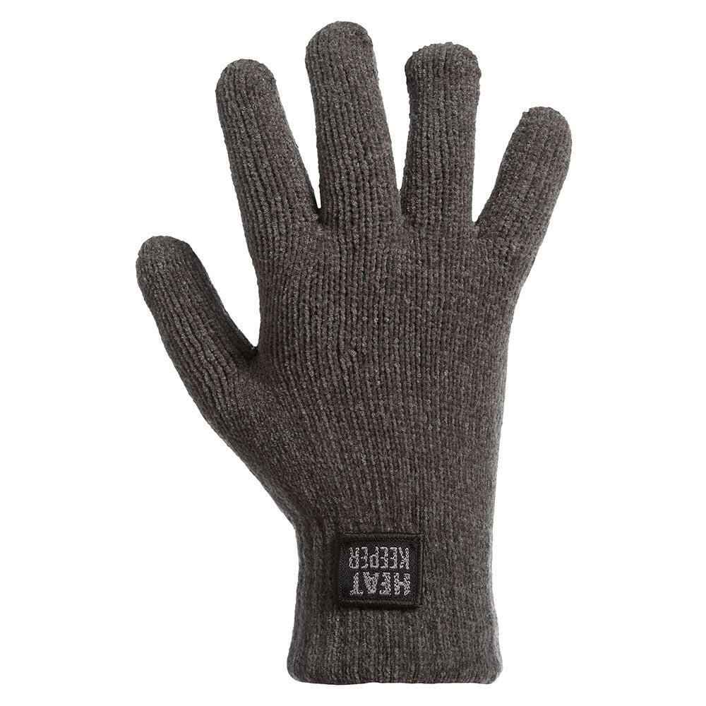Heatkeeper - Guanti termici lavorati a maglia da donna - Ciniglia - Grigio scuro 4/7