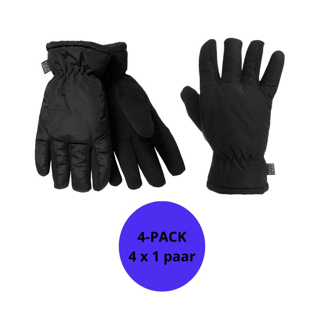 HEAT KEEPER Heatkeeper - Mega Thermo-Handschuhe Herren - Schwarz - 4 Paar