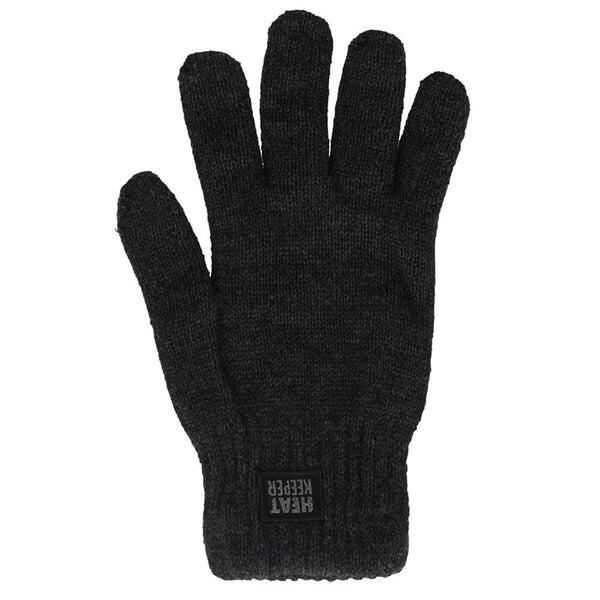 Heatkeeper - Gestrickte Thermohandschuhe - Herren - Anthrazit - 2 Paar 3/7
