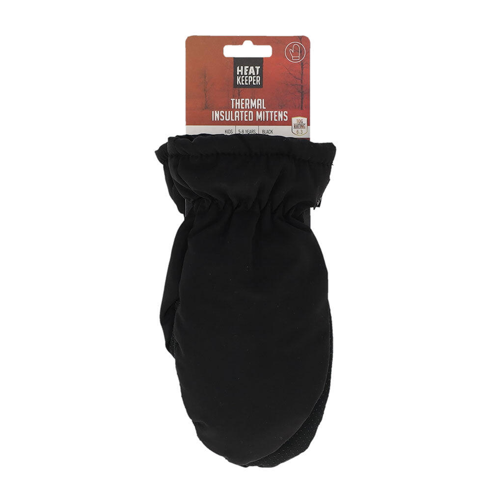 Heatkeeper - Mega thermowanten kinderen - Zwart - 4-Paar 2/7