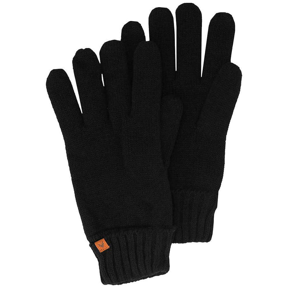 Gants tricotés noirs pour hommes 3/3