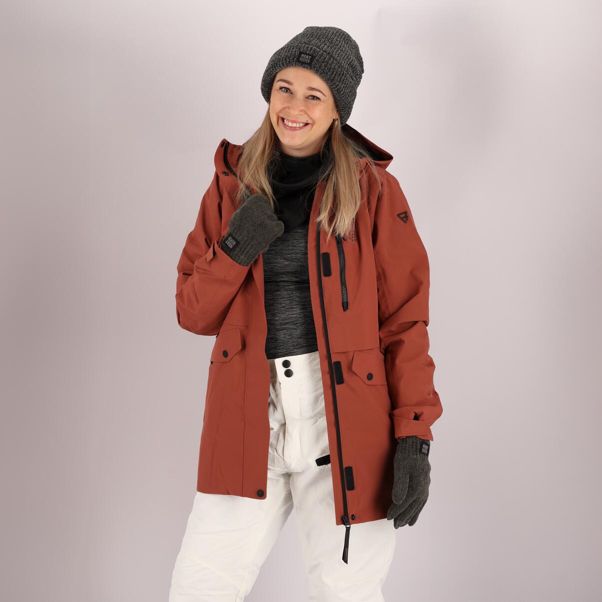 Heatkeeper - Guanti termici in ciniglia da donna - Grigio scuro - 1 paio 4/7