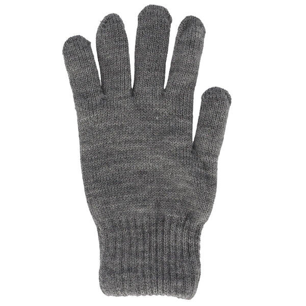 Heatkeeper - Gebreide thermo handschoenen - Heren - Midden Grijs - 2-Paar 4/7