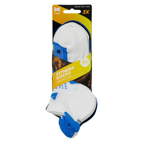 Xtreme – Fitness-Sneakersocken – Unisex – Multi-Schwarz – 6 Paar –