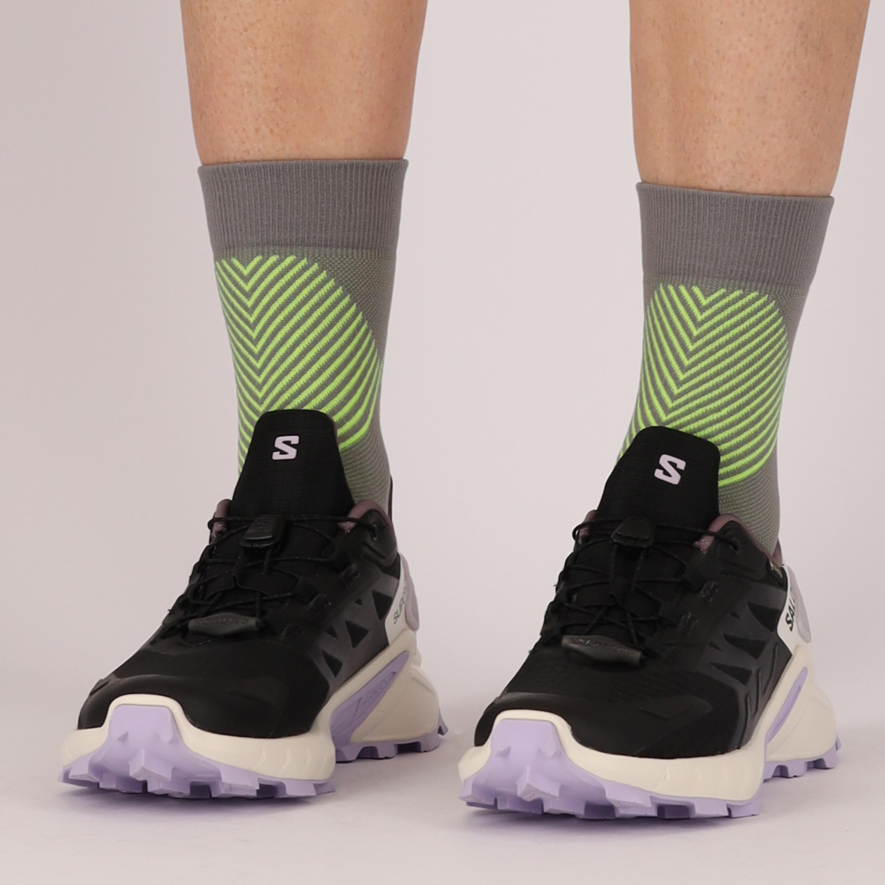 Xtreme – Sport-Kompressions-Viertelsocken – 3er-Pack – Unisex – Multi Gelb 6/7