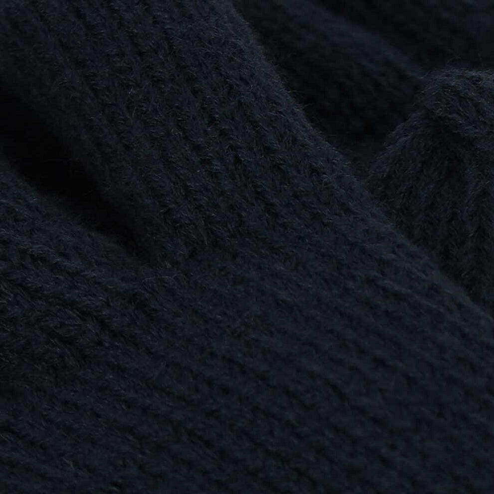 Guanti da bambino a coste tinta unita blu navy taglie da 4 a 8 anni 3/3