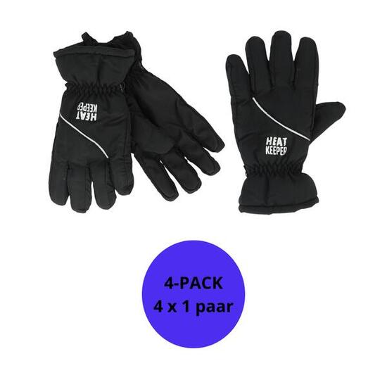 Heatkeeper - Gants de ski femme - Noir - 4 paires