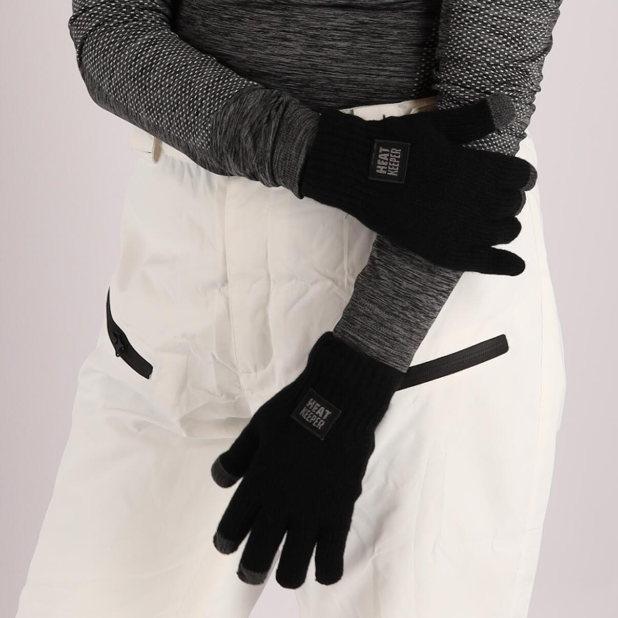 Heatkeeper - Guanti termici da donna con I-touch - Nero - 2 paia 2/7
