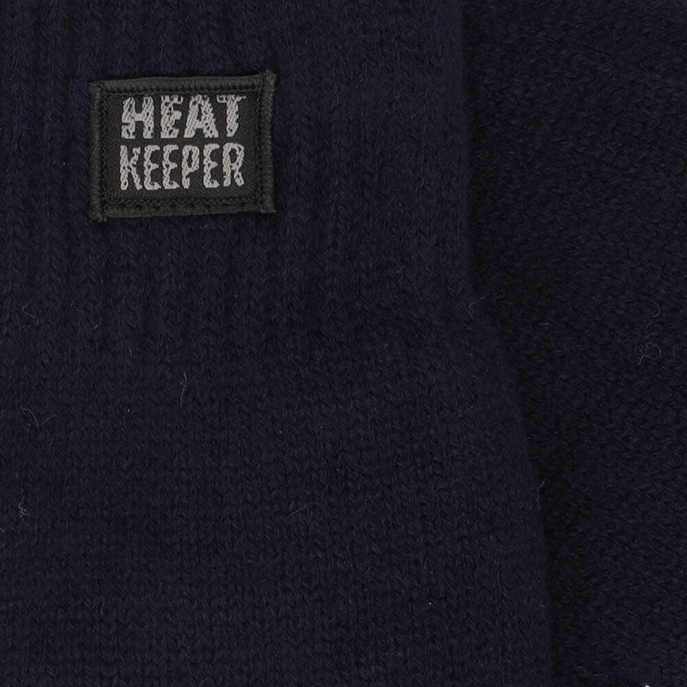 Heatkeeper - Guanti termici lavorati a maglia - Uomo - Blu Navy - 4 paia 6/7