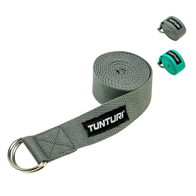 Tunturi Yoga Strap Riemen 200 cm Anthrazit