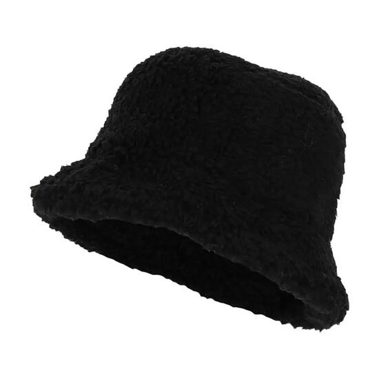 Bonnet en laine noir pour fille (taille 2/4 ans)