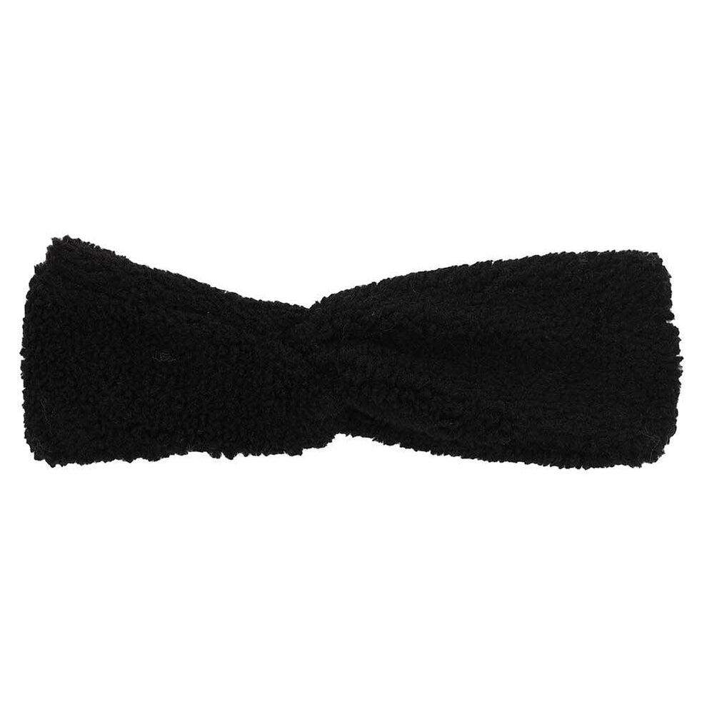 Bandeau en laine teddy pour fille noir taille unique 3/3