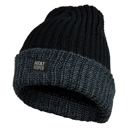 Heatkeeper - Bonnet thermique homme Noir - 4 pièces