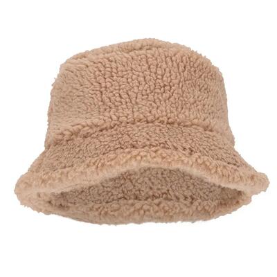 Cappello da donna in lana Teddy nero taglia unica