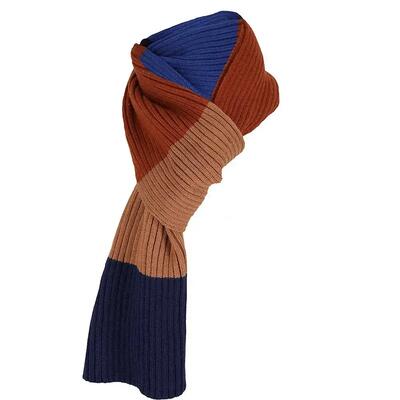 Sjaal jongens fashion multi blauw one size