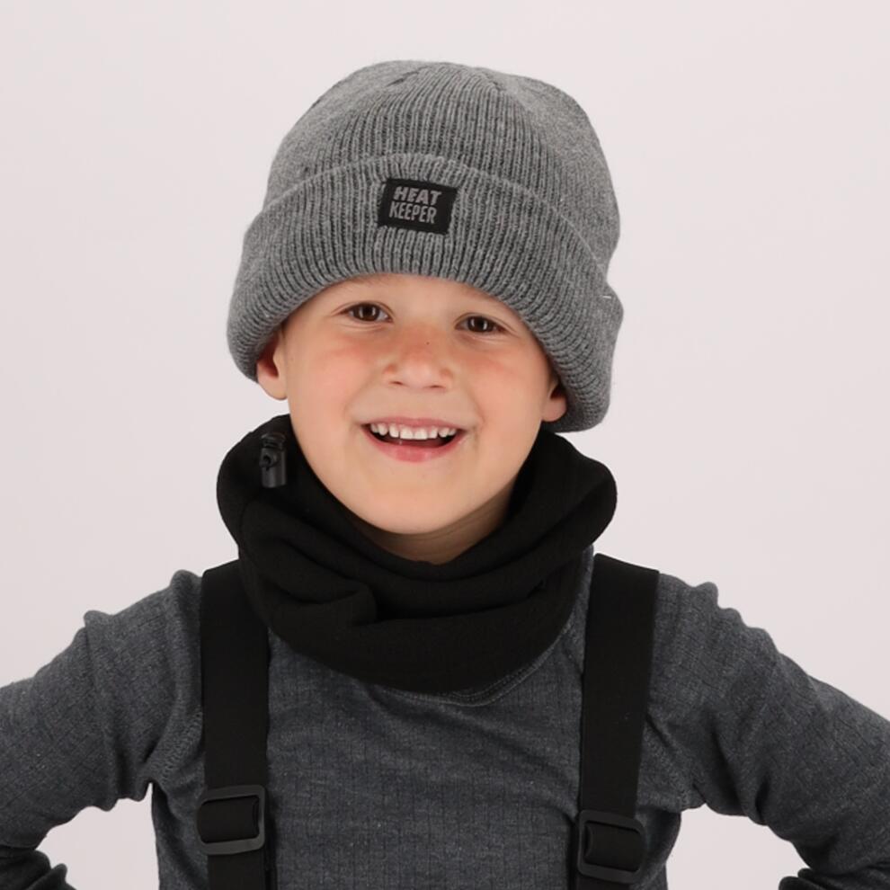 Heatkeeper - Cappello termico per bambini - Grigio - 2 pezzi 2/7