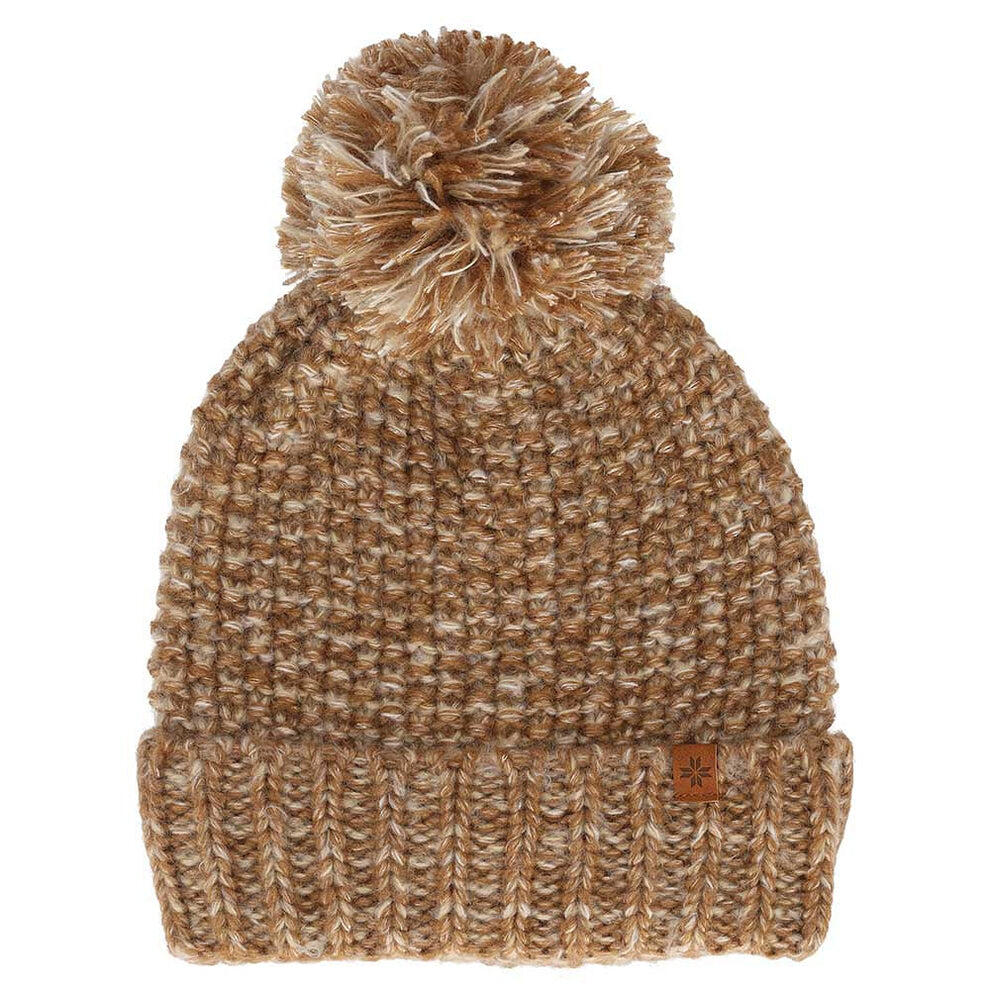 Muts Meisjes Skimuts Camel Knitted One Size 3/3