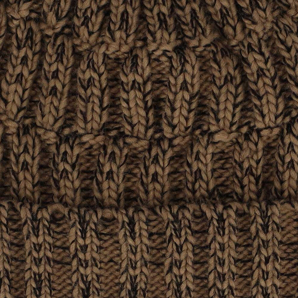 Bonnet de ski homme tricoté multicolore taupe taille unique 3/3