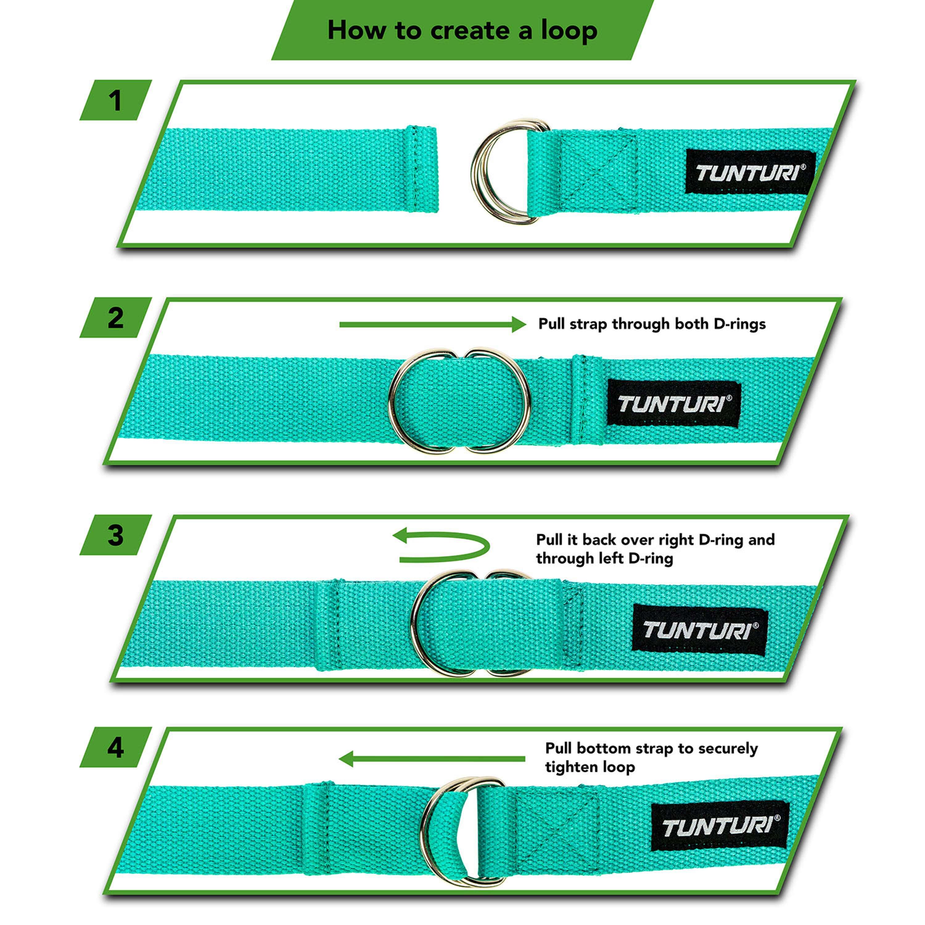 Ceinture de Yoga Tunturi - Turquoise 6/7