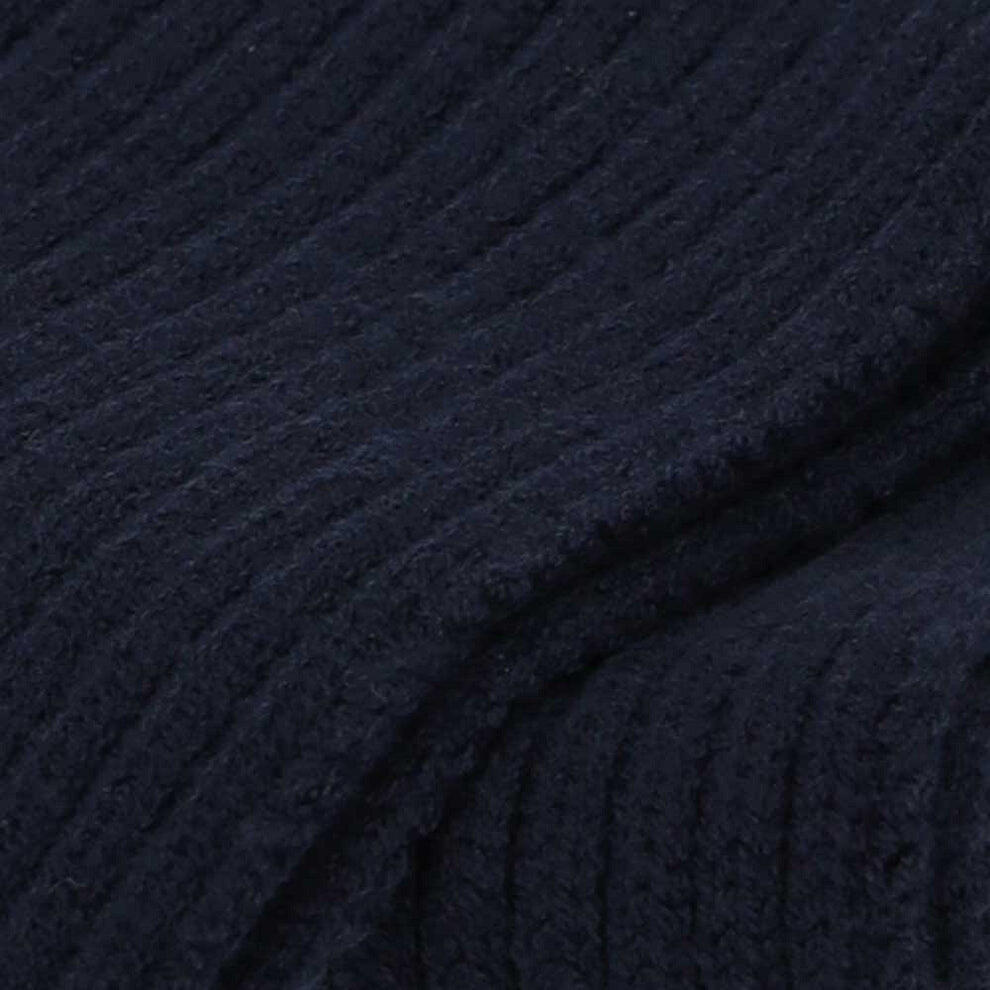 Écharpe enfant unisexe unie bleu marine 4/8 ans 3/3