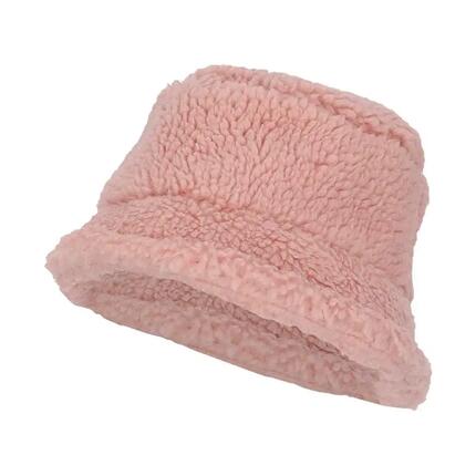 Bonnet en laine Teddy pour fille blanc cassé 4/8 ans
