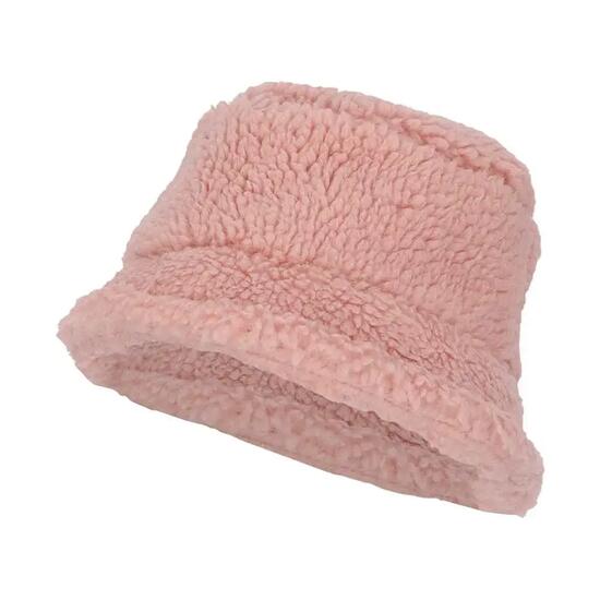Bonnet en laine rose clair pour fille (taille 2/4 ans)