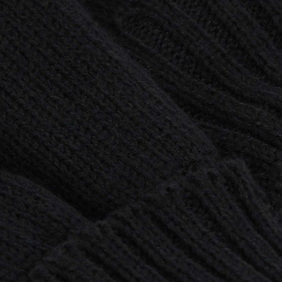 Guanti da uomo in maglia blu navy 3/3