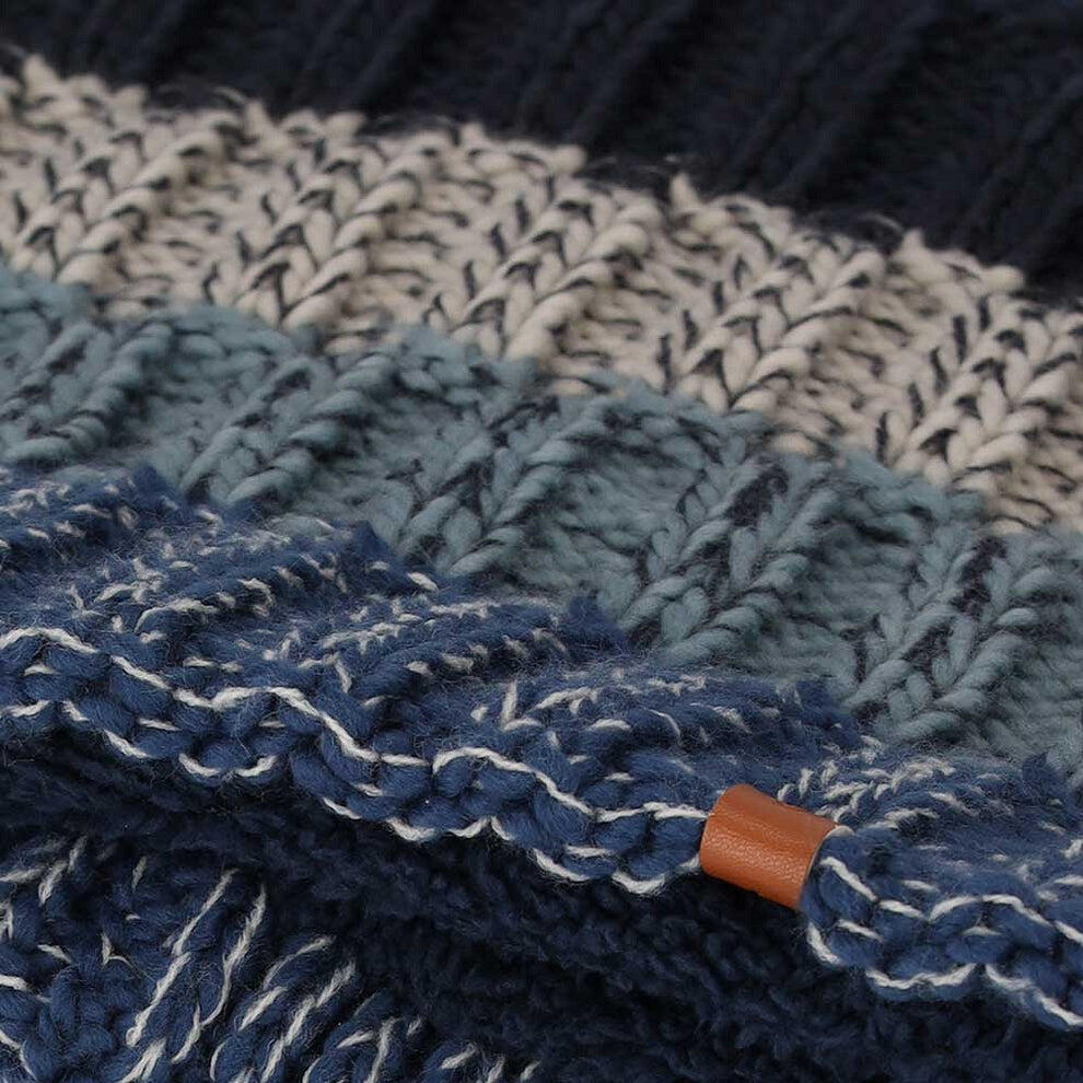 Ski Colsjaal heren Fashion Stripes Multi Navy One Size 3/3