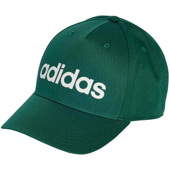 Casquette adidas en coton avec visière incurvée, snapback, verte