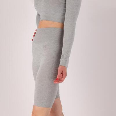 Xtreme - sportset dames - short/crop top - antraciet - crop top dames - sport
