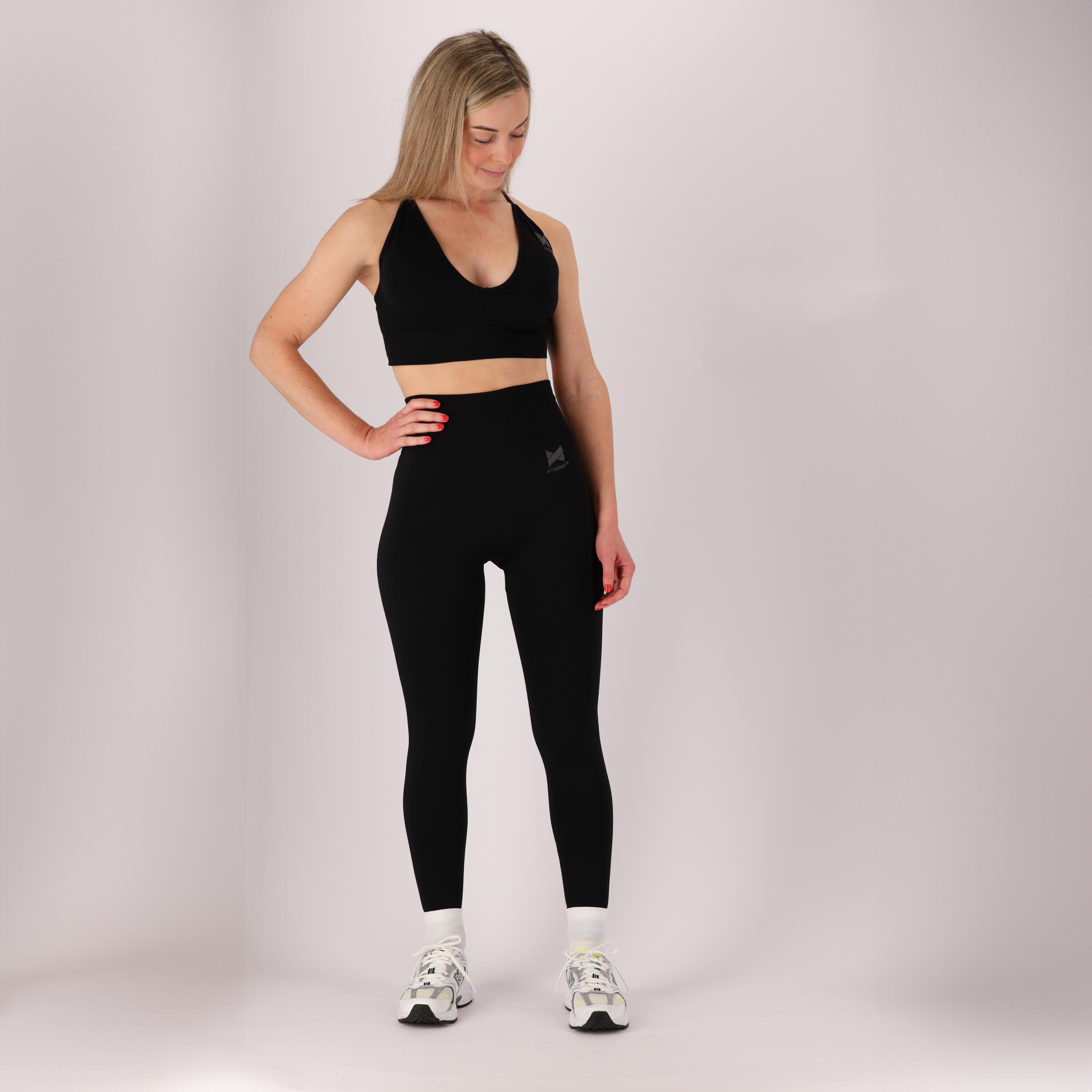 XTREME Xtreme - Sportset dames - Short/BH - Zwart