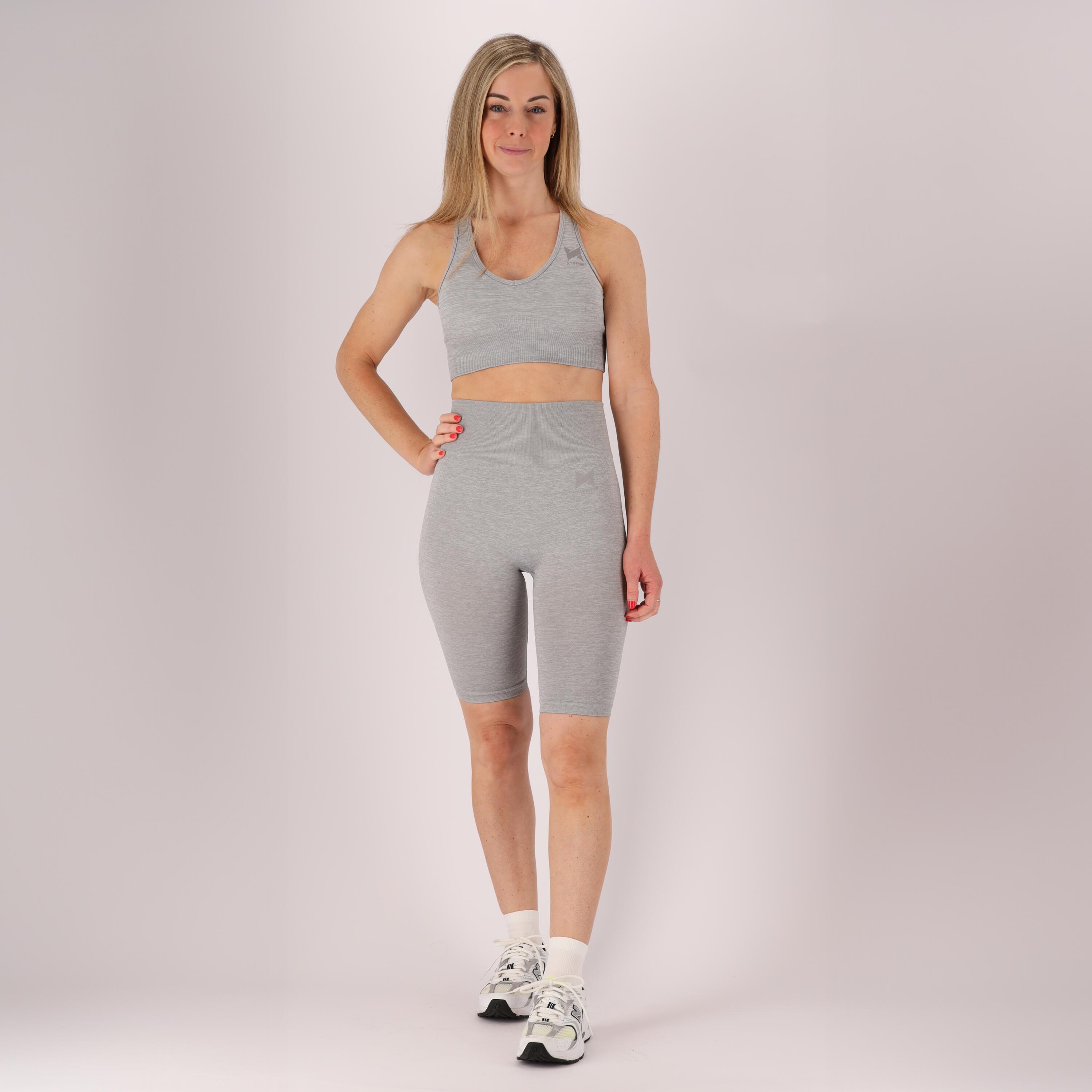XTREME Xtreme - Sportset dames - Short/Top - Grijs - Sport short dames - Sportkleding