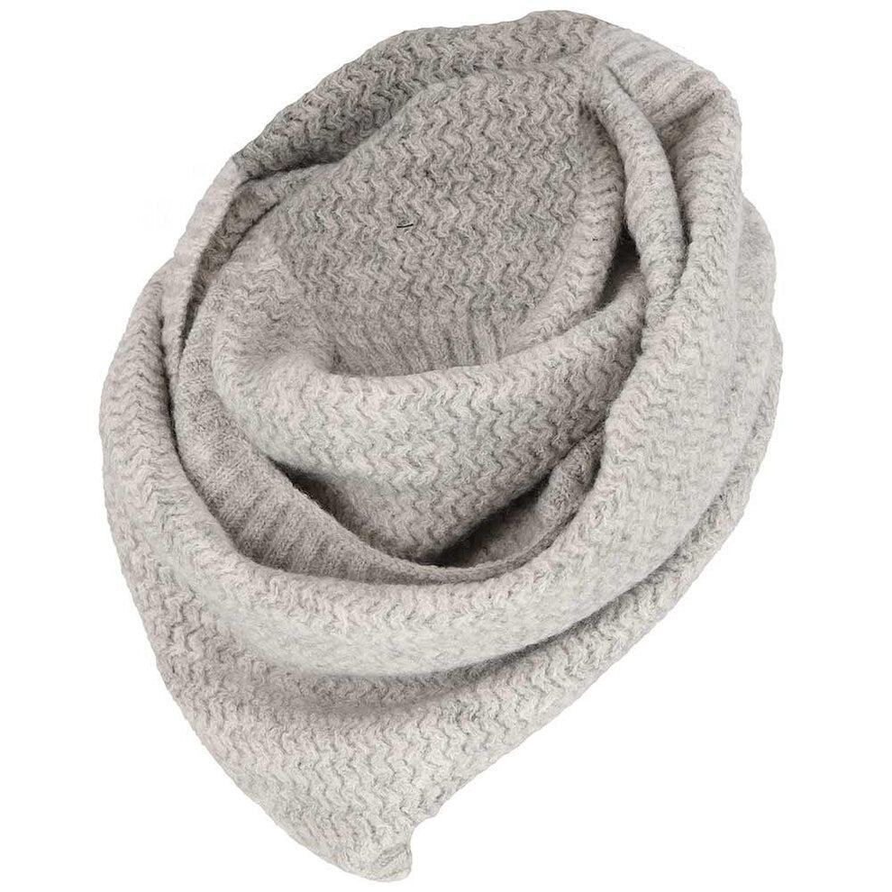 Beanie + Colsjaal meisjes Licht Grijs Winterset One Size 3/5