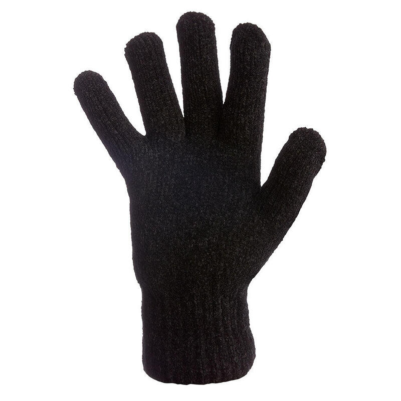 Heatkeeper - Gants thermiques tricotés femmes - Chenille - Noir - 4 paires