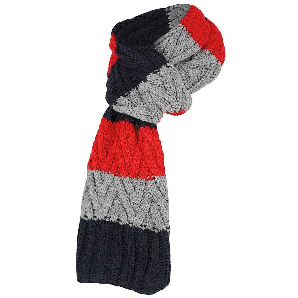 Winterset jongens Skiset Muts & Sjaal Multi Rood/Navy 4 t/m 8 jaar 3/3