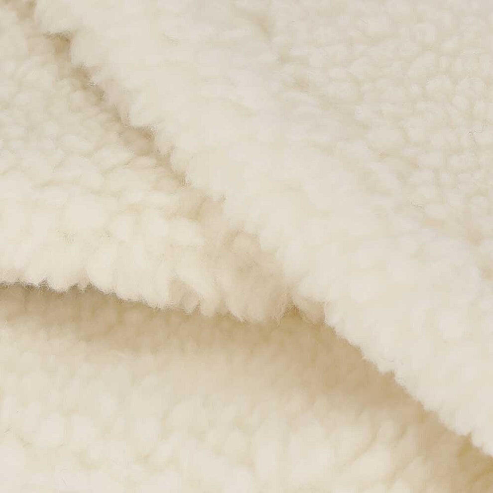 Maglione a collo alto in lana color bianco sporco 2/4 anni 3/3