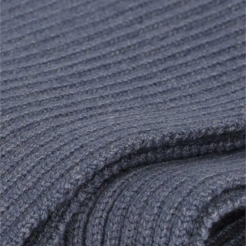 Sjaal heren Ribbed Denim Effen One Size 3/3