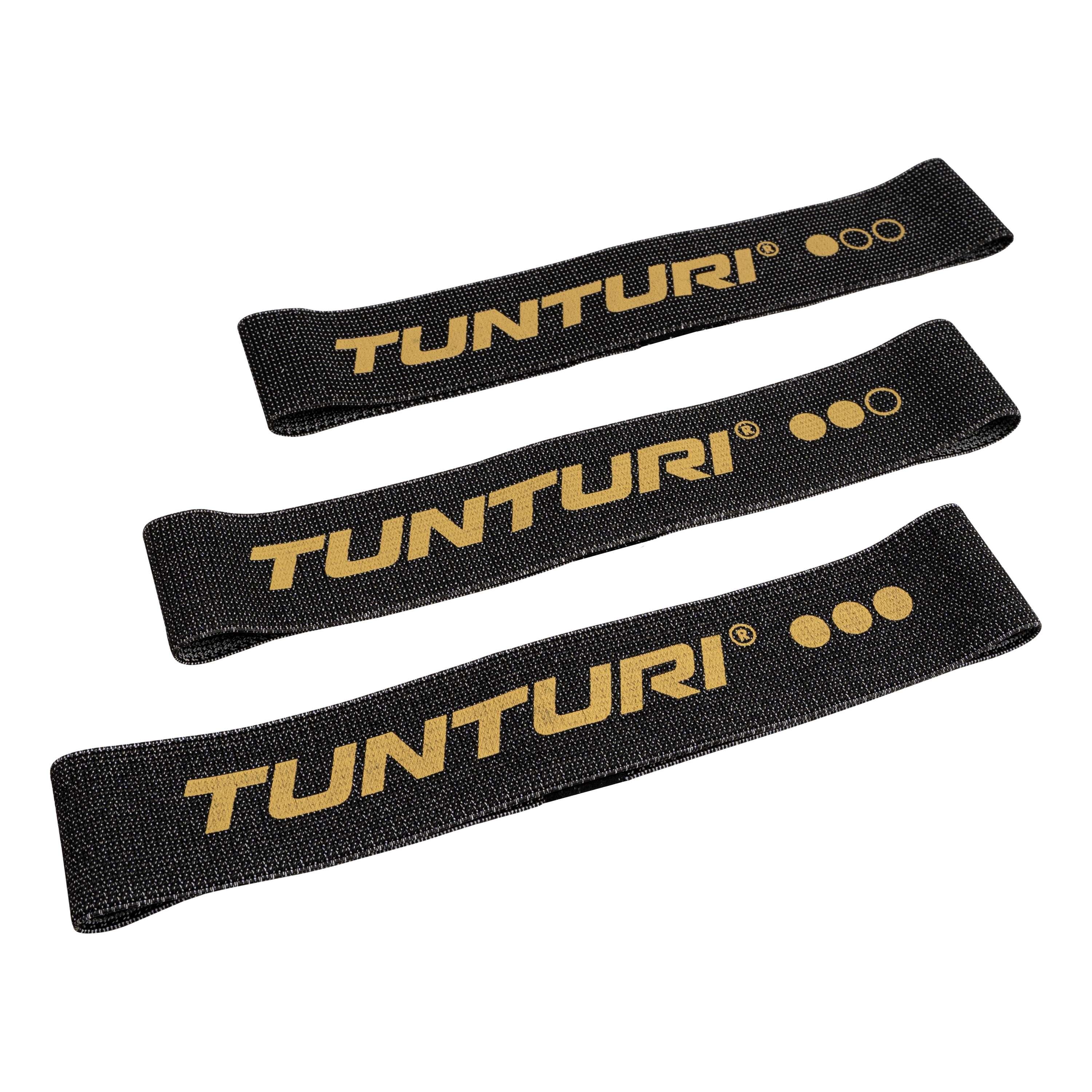 TUNTURI Bandas de resistencia de tres niveles, efectivo y completo.